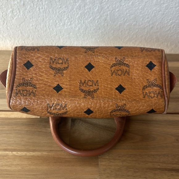 Authentic $580 Used MCM Logo Printed Mini Crossbody Bag - Picture 15 of 16